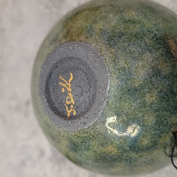 Artist signed Jeremy Diller dream jar raku potteryworks - Picture 4 of 7